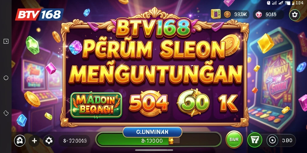 Tampilan gameplay Slot yang seru dan menarik di BTV168.