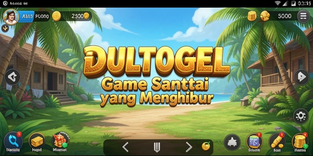 Tampilan gameplay DULTOGEL yang menarik dan menghibur.