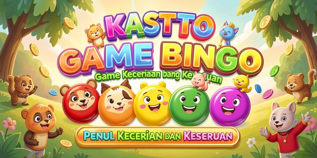 Tampilan antarmuka gameplay Bingo yang penuh warna dan interaktif.