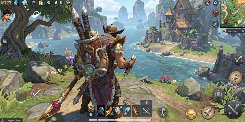 Tampilan gameplay MT777 yang menakjubkan dalam dunia terbuka.