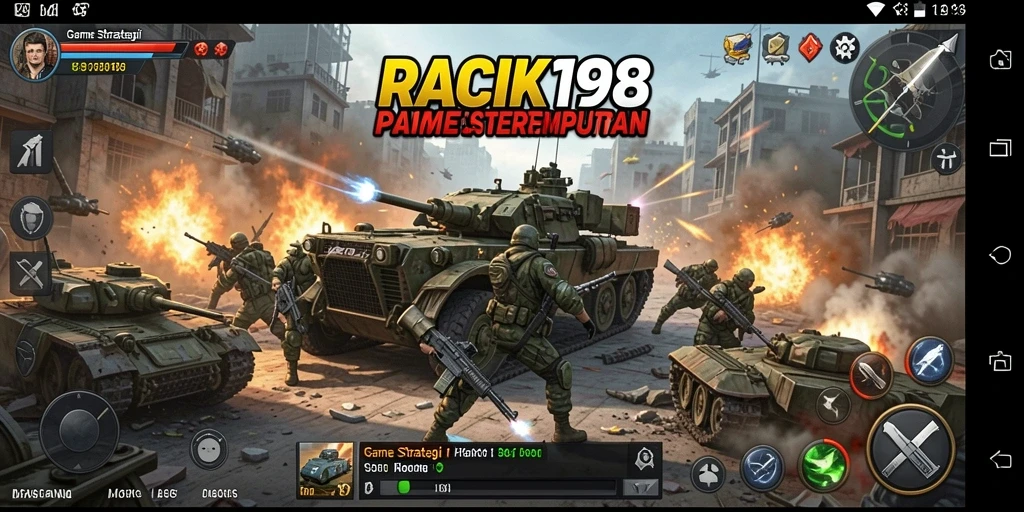 Tampilan gameplay seru dari RACIK198 saat pertempuran berlangsung.